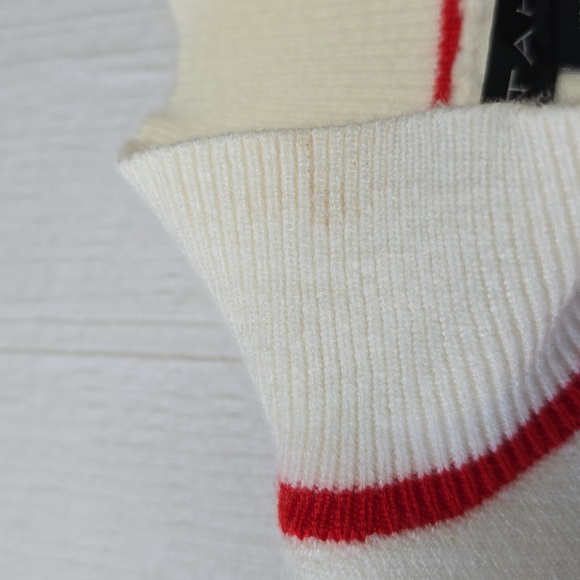 Tahari Striped Mock Neck Sweater 3/4 Sleeves Women' Size XS - Picture 11 of 15